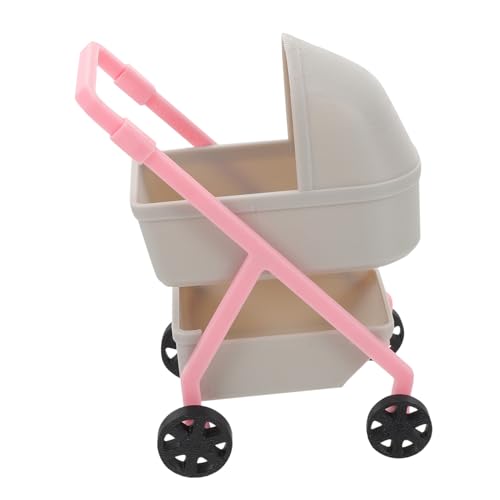 JOINPAYA Miniatur Puppenwagen Hochrealistischer Babykinderwagen für Puppenhäuser Deko und Rollwagen Modell für Kreatives und Sammler JOINPAYA Miniatur Puppenwagen Hochrealistischer Babykinderwagen für Puppenhäuser Deko und Rollwagen Modell für Kreatives und Sammler von JOINPAYA