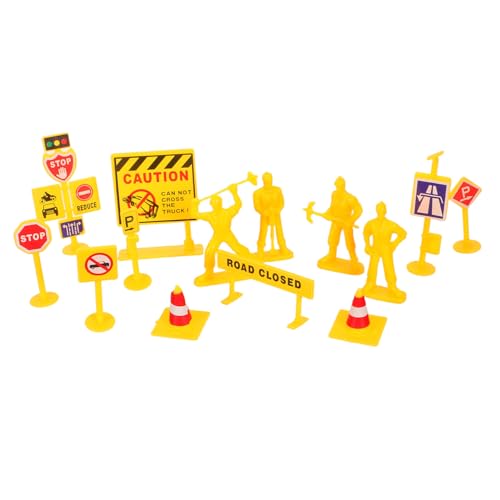JOINPAYA Miniatur Straßenbau Verkehrsbarrieren und Schilder Stabile Kunststoff Verkehrsleitkegel und Straßensperren für Fördert Teamarbeit Räumliches Denken und Lernspaß JOINPAYA Miniatur Straßenbau Verkehrsbarrieren und Schilder Stabile Kunststoff Verkehrsleitkegel und Straßensperren für Fördert Teamarbeit Räumliches Denken und Lernspaß von JOINPAYA