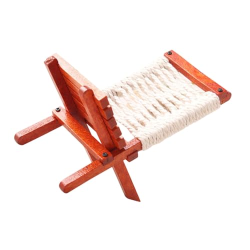 JOINPAYA Miniatur-Stuhl Miniaturstühle Mini-strandkorb-Modell Puppenmöbel Stuhl Winziger Stuhl Mikrolandschaftsdekor Mini-Stuhl-Modell Stuhlmodell Puppenzubehör Hölzern von JOINPAYA