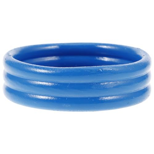 JOINPAYA Miniatur Swimmingpool Modell Badewannenspielzeug Mini Babyspielzeug Kinderspielzeug Spielzeughaus Ornamente Für Pool Außenspielzeug Strandspielzeugfiguren Blaues Harz von JOINPAYA
