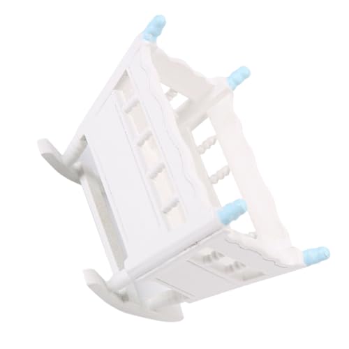 JOINPAYA Miniatur Wiege Für Puppen Puppenkrippe Für Mini Puppenhaus Idealer Schlafplatz Für Puppen Authentisches Design Für Kreative Spielwelten von JOINPAYA
