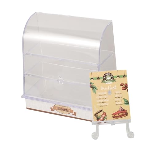 JOINPAYA Miniatur-kuchenschrank Vitrine Vitrine Bäckerei-vitrine Vitrine Für Figuren Miniaturgehäuse Mini-Sachen Puppenhaus-küche Rock-Display-Regal Puppenhausmöbel Bäckerei Vitrine Plastik JOINPAYA Miniatur-kuchenschrank Vitrine Vitrine Bäckerei-vitrine Vitrine Für Figuren Miniaturgehäuse Mini-Sachen Puppenhaus-küche Rock-Display-Regal Puppenhausmöbel Bäckerei Vitrine Plastik von JOINPAYA