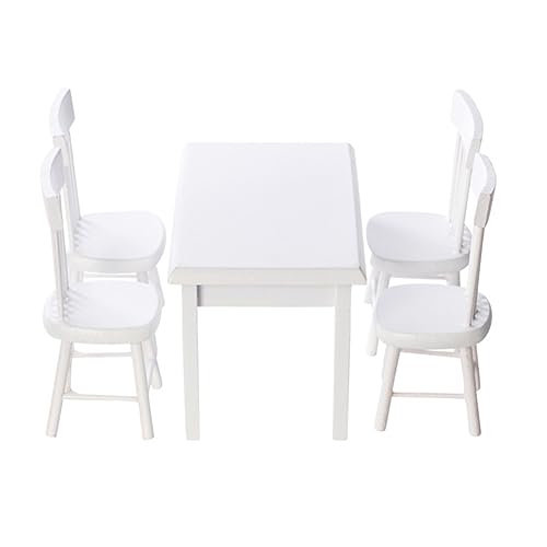 JOINPAYA Miniatur öbel Set Für Puppenhaus 5 Teiliges DIY Tisch Und Stuhl Modell Dekoration Für Mini Häuser Und Kreative Modelle Puppenmöbel Für Kinderzimmer JOINPAYA Miniatur öbel Set Für Puppenhaus 5 Teiliges DIY Tisch Und Stuhl Modell Dekoration Für Mini Häuser Und Kreative Modelle Puppenmöbel Für Kinderzimmer von JOINPAYA