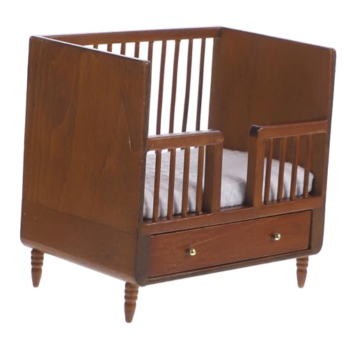 JOINPAYA Miniatur-puppendekor Mini- -puppenbett Winzige Möbel Dekoratives Minibett Winzige Bettdekoration Mini-Bett-möbel Kleines Bett Mini-Bett-Figur Light Brown Hölzern JOINPAYA Miniatur-puppendekor Mini- -puppenbett Winzige Möbel Dekoratives Minibett Winzige Bettdekoration Mini-Bett-möbel Kleines Bett Mini-Bett-Figur Light Brown Hölzern von JOINPAYA