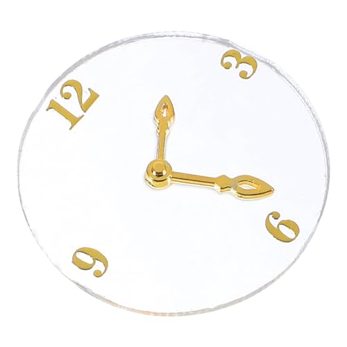 JOINPAYA Miniatur Uhr Für Puppenhaus Modell Dekorative Mini Wanduhr Für Spielzeug Haus Kreative Deko Für Puppenstube Vielseitig Einsetzbar Für Miniatur Szenen JOINPAYA Miniatur Uhr Für Puppenhaus Modell Dekorative Mini Wanduhr Für Spielzeug Haus Kreative Deko Für Puppenstube Vielseitig Einsetzbar Für Miniatur Szenen von JOINPAYA