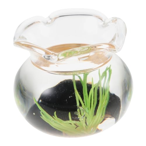 JOINPAYA Miniaturhausfischtank Winzig Aquariumdekorationen Klein Puppenhaus Goldfischbecken Mini-hausdekoration Puppenhauszubehör Puppenhaus Miniaturen Aquarium Für Minihaus Glas JOINPAYA Miniaturhausfischtank Winzig Aquariumdekorationen Klein Puppenhaus Goldfischbecken Mini-hausdekoration Puppenhauszubehör Puppenhaus Miniaturen Aquarium Für Minihaus Glas von JOINPAYA