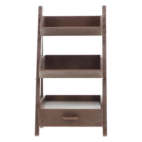 JOINPAYA Miniaturisiertes Stöckiges Regal für Puppenhaus Kleines Kunststoff Bücherregal für Mini Bücher Vielseitiges Miniaturmöbel für Puppenhaus Zubehör JOINPAYA Miniaturisiertes Stöckiges Regal für Puppenhaus Kleines Kunststoff Bücherregal für Mini Bücher Vielseitiges Miniaturmöbel für Puppenhaus Zubehör von JOINPAYA