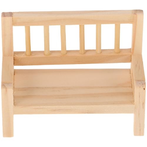JOINPAYA Modell Rückenhocker Miniaturen zum Basteln Stuhl für Esstisch Kabine Puppe Werkzeugbank kinderzimmerdeko Room Decoration Dekorative Holzbank Mini-Holzbank Exquisite Bankdekor JOINPAYA Modell Rückenhocker Miniaturen zum Basteln Stuhl für Esstisch Kabine Puppe Werkzeugbank kinderzimmerdeko Room Decoration Dekorative Holzbank Mini-Holzbank Exquisite Bankdekor von JOINPAYA