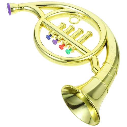 JOINPAYA Musikalisches Für Hornbläser Spielzeuge Kinderspielzeug Signalhörner Von Kinderhörnern Musikspielzeug Kleines Horn Golden Plastik von JOINPAYA
