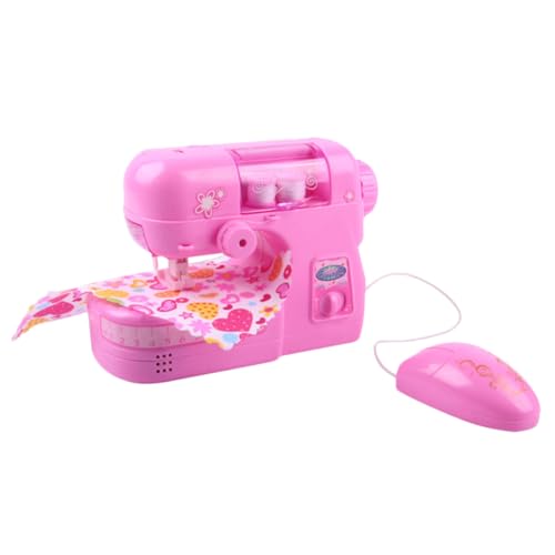 JOINPAYA Nähmaschine mini nähmaschine basteln für Kinderhandwerk Kreatives tragbare Mini-Nähmaschine Nähen kleine Nähmaschine Früherziehungsmaschine Stoff Rosa von JOINPAYA