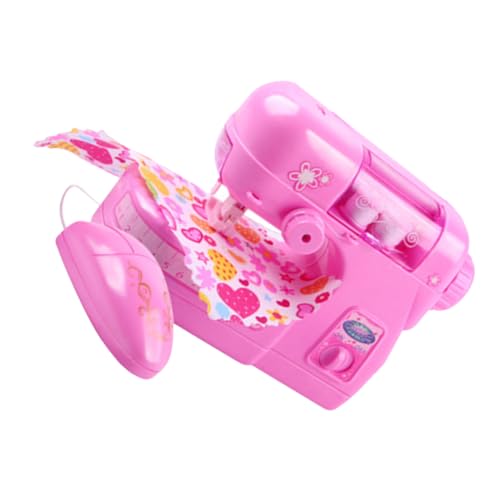 JOINPAYA Nähmaschine mini nähmaschine basteln für Puppenkleidung Nähen Nähen Nähmaschine für Anfänger kleine Nähmaschine Stoff Rosa von JOINPAYA