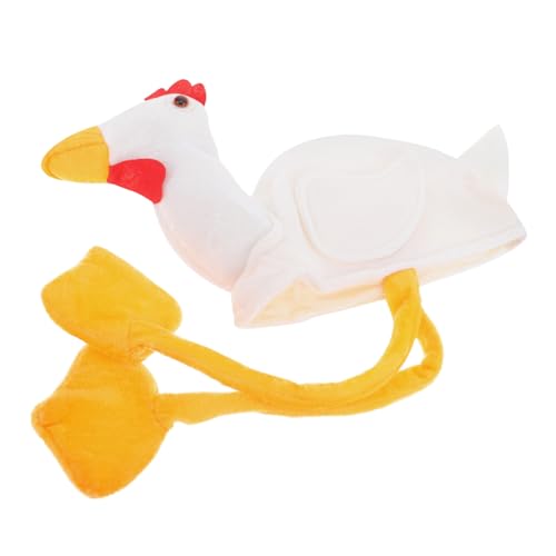 JOINPAYA Niedlicher Plüsch Küken Hut mit Weichem Material Dekorativer Kopfschmuck für Foto shootings Kostüm party und Verkleidung Geeignet als und Partyaccessoire in Weiß JOINPAYA Niedlicher Plüsch Küken Hut mit Weichem Material Dekorativer Kopfschmuck für Foto shootings Kostüm party und Verkleidung Geeignet als und Partyaccessoire in Weiß von JOINPAYA