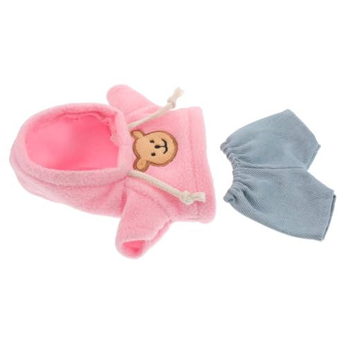 JOINPAYA Niedlicher Puppen -Hoodie Und Jeanshosen Outfit Süße Plüschbären -puppenkleidung Und Jeans Für 20 cm Cartoon Stofftiere JOINPAYA Niedlicher Puppen -Hoodie Und Jeanshosen Outfit Süße Plüschbären -puppenkleidung Und Jeans Für 20 cm Cartoon Stofftiere von JOINPAYA