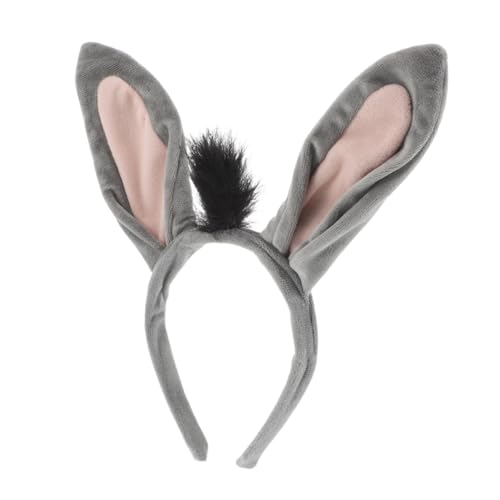JOINPAYA Niedliches Donkey Ears Haarband aus Weichem Plüsch Strapazierfähiges und Halloween Accessoire für Damen und Mädchen Komfortabler Sitz Vielseitiges Tierkostüm Stirnband für Party von JOINPAYA