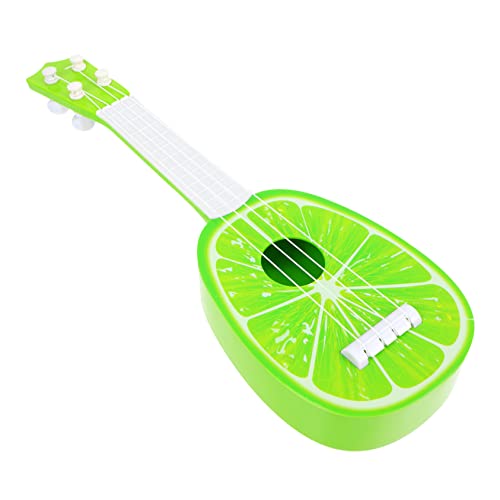 JOINPAYA Obst-Ukulele kinderinstrumente musikinstrumente Spielzeuggitarre für Mini Gitarre für Ukelele for Ukulele aus Kunststoff Mini-Gitarren- Abs Green von JOINPAYA