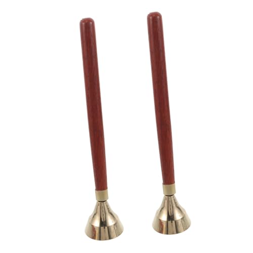 JOINPAYA Orff Musikinstrumenten Set Lustige Musikglocken Handglocken Percussion Musikinstrumente Musikinstrumente Schlaginstrument Braun Metall Kunststoff von JOINPAYA