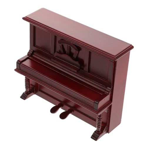 JOINPAYA Ornamente Für Klaviermodelle Kleines Hausdekor Miniatur-Outdoor-Tools Kleines Hauszubehör Mini-Dekoration Mini-hausschmuck Puppenhausverzierungen Klavierdekore Hölzern Rot von JOINPAYA