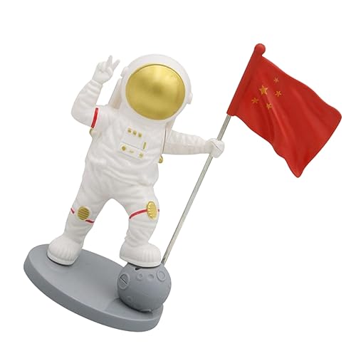 JOINPAYA Astronauten Tortendeko Aus Kunststoff Kreatives Kuchen Ornament Für Weltraum-partys Astronauten Figur Langlebige Kuchendekoration Für Unvergessliche Feiern von JOINPAYA