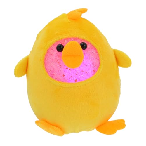 JOINPAYA Ornamente büro Dekoration Office Decoration wohnraumdeko wohnaccessoires Hühnerpuppenschmuck Desktop-Tierpuppenverzierung Hühnerpuppenverzierung leuchtende Stoffdekoration Yellow von JOINPAYA