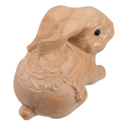 JOINPAYA Ostern Holzschnitzerei Hase Hof Statuen Garten Für Draußen Outdoor Statuen Für Garten Terrasse Lustige Gartenstatuen Hase Hase Figur Mini Figur Holz Beige JOINPAYA Ostern Holzschnitzerei Hase Hof Statuen Garten Für Draußen Outdoor Statuen Für Garten Terrasse Lustige Gartenstatuen Hase Hase Figur Mini Figur Holz Beige von JOINPAYA