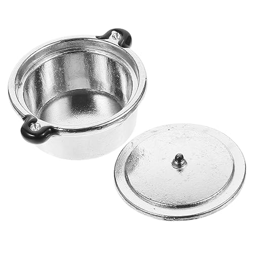 JOINPAYA Pädagogische Miniatur Topf Dekorationsmodelle Ornament Dekorativer Miniatur Topf Dekorativer Herd Fröhlicher Miniatur Topf Minihaus Mini Kochgeschirr Mini Herd von JOINPAYA