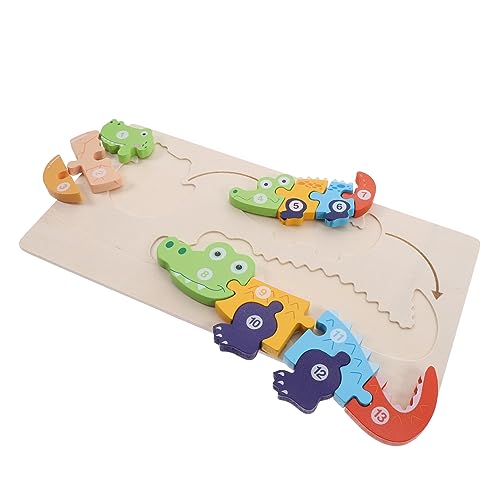 JOINPAYA Pädagogische geometrische Tier-Kognitionspuzzlespielzeuge für zabawki stymulujące rozwój holzpuzzle Buntes Puzzle für Holzpuzzle für Holzrätsel hölzern von JOINPAYA