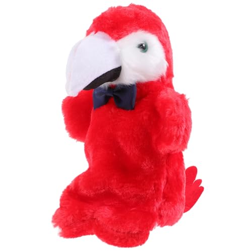 JOINPAYA Papageienpuppe Kuscheltiere Lernspielzeug für Handpuppen für Puppe für entzückende Papagei Handpuppe Cartoon Papagei Handpuppe Marionette Plüsch von JOINPAYA