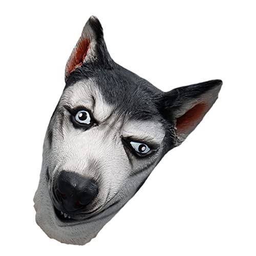 JOINPAYA Tiermasken Party-maske Halloween Costume Halloween Kleidung Streudekor Halloween Gesichtsmaske Halloween Halloweenkostüme Halloween-cosplay-hundemaske Hundekostüm Maske Emulsion Black JOINPAYA Tiermasken Party-maske Halloween Costume Halloween Kleidung Streudekor Halloween Gesichtsmaske Halloween Halloweenkostüme Halloween-cosplay-hundemaske Hundekostüm Maske Emulsion Black von JOINPAYA