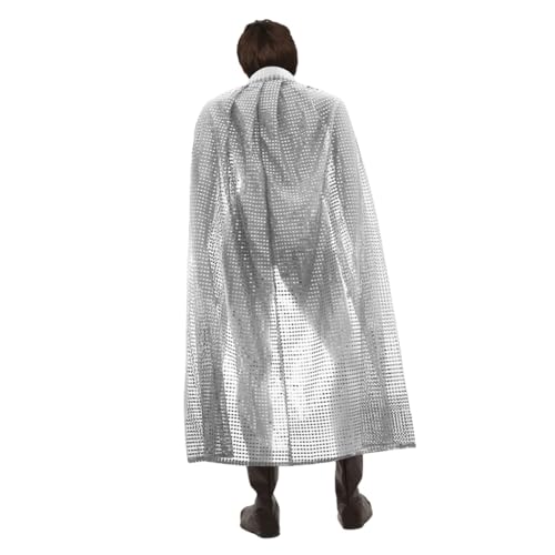 JOINPAYA Partymantel Halloween -Dekorationen Frauen kostüme Capes Halloweenkostüm Jugend Kap Halloween Costume Halloween Kleidung Royalty Costume kreativer Umhang Halloween Cape Silver JOINPAYA Partymantel Halloween -Dekorationen Frauen kostüme Capes Halloweenkostüm Jugend Kap Halloween Costume Halloween Kleidung Royalty Costume kreativer Umhang Halloween Cape Silver von JOINPAYA