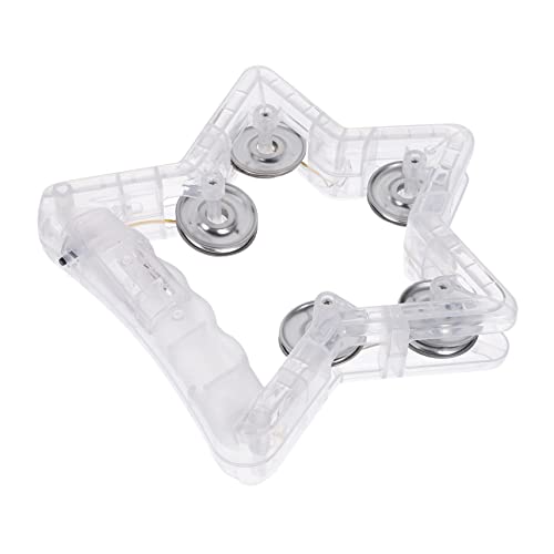 JOINPAYA Pentagramm Rassel Musikinstrumente Für Für Babys Musikinstrumente Für Kleinkinder Musikinstrumente Kinderspielzeug Musikspielzeug Leuchtende Tamburine Tamburin Für von JOINPAYA