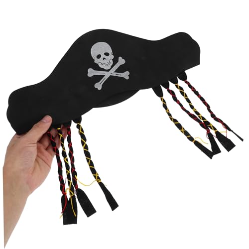 JOINPAYA Piratenhut mit Geflochtenen Dreadlocks aus Weichem EVA Material Verstellbar für Erwachsene und Komfortabel und Vielseitig für Halloween Karneval Piratenkostüm Zubehör JOINPAYA Piratenhut mit Geflochtenen Dreadlocks aus Weichem EVA Material Verstellbar für Erwachsene und Komfortabel und Vielseitig für Halloween Karneval Piratenkostüm Zubehör von JOINPAYA