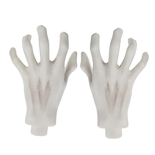 JOINPAYA Plastik gefälschte Hand gruselige Halloween-Dekorationen Halloween Halloween assecoires Halloween halloweendeko Spukhaus Zubehör gefälschte Hand für Halloween Grey von JOINPAYA