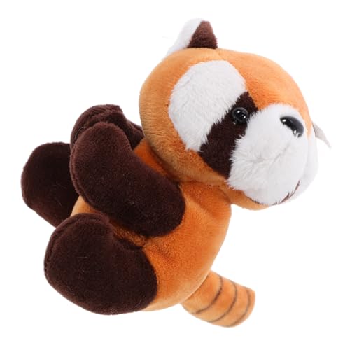 JOINPAYA Plüsch Roter Panda Clip Kuscheltier Dekoclip Fenster Gardinenklammer Pflanzendekoration Flauschiger Waschbär Stofftier Clip Niedliches von JOINPAYA