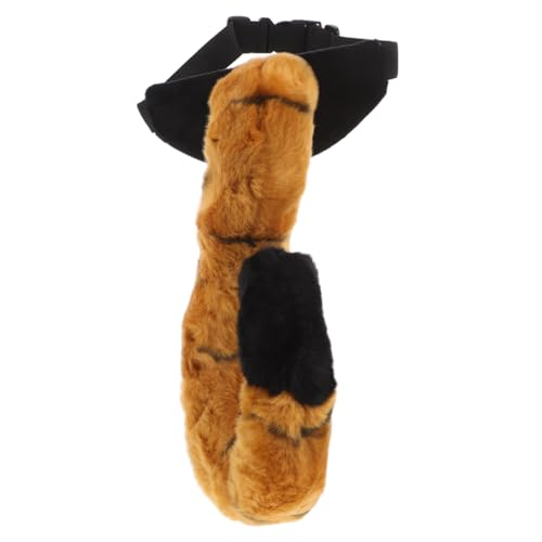 JOINPAYA Plüsch Tiger Kostüm Zubehör für Erwachsene Authentisches Tier Cosplay Accessoire für Halloween Karneval und Bühnenaufführungen mit Sicherem Riemen von JOINPAYA
