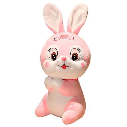 JOINPAYA Plüschkaninchenpuppe Kinderspielzeug Gefüllter Hase Weihnachtsdekor Kindergeschenke Weihnachtsplüschtiere Kindergeschenke Neujahrsdekor von JOINPAYA