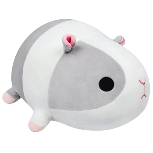 JOINPAYA Plüschkissen Meerschweinchen Kuscheltier Stofftier Dekoration Schlafzimmer Niedliches Hamsterspielzeug Weiches Hamster Plüschtier von JOINPAYA