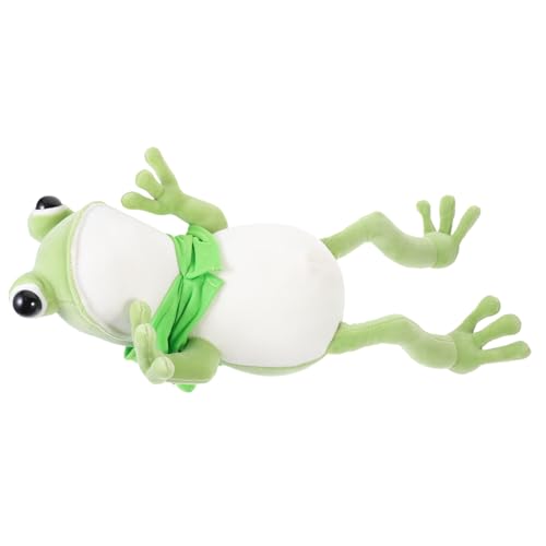 JOINPAYA Plüschtier Plüsch Frosch Puppe Tierpuppe Frosch Plüschpuppe Ausgestopftes Tierspielzeug Plüschpuppe Puppe Für Zuhause Plüschpuppe Pp Baumwolle von JOINPAYA
