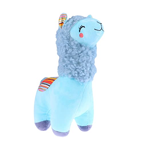 JOINPAYA Plüschtier für kinderspielzeug Dekoration Weihnachten Soft Toys Alpaka Plüschpuppe Puppenspielzeug Plüschgefüllter Plüsch-Alpaka- Baumwolle Blue JOINPAYA Plüschtier für kinderspielzeug Dekoration Weihnachten Soft Toys Alpaka Plüschpuppe Puppenspielzeug Plüschgefüllter Plüsch-Alpaka- Baumwolle Blue von JOINPAYA