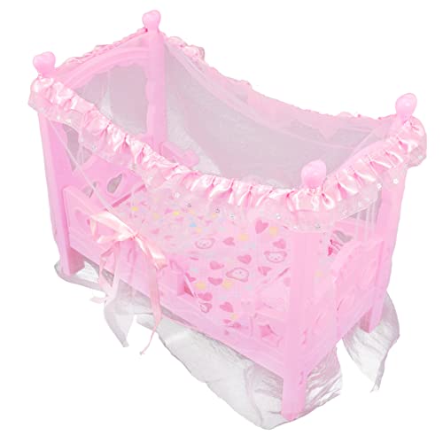 JOINPAYA Prinzessin Bett Puppe Mädchen Toys Toy for The Teachers Kinderzimmermöbel Kinderzimmer Hausspielzeug Kinderspielzeug Stoff Rosa von JOINPAYA