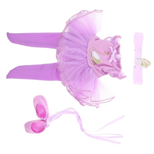 JOINPAYA Puppen Ballettkleid mit Schuhe und Haarband Bezauberndes Ballerina Tanzkostüm für Puppen Vielseitige Puppenkleidung für Dress up und Spielspaß JOINPAYA Puppen Ballettkleid mit Schuhe und Haarband Bezauberndes Ballerina Tanzkostüm für Puppen Vielseitige Puppenkleidung für Dress up und Spielspaß von JOINPAYA
