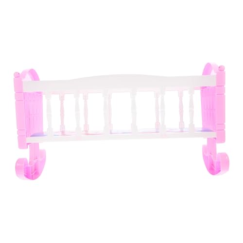 JOINPAYA Puppen-Shaker kinderwiege für Bed for kinderbet cot Bed Puppenwindeln Puppenstubenmöbel Puppen für Mädchen Puppenhausbett Puppenhaus Krippe Plastik JOINPAYA Puppen-Shaker kinderwiege für Bed for kinderbet cot Bed Puppenwindeln Puppenstubenmöbel Puppen für Mädchen Puppenhausbett Puppenhaus Krippe Plastik von JOINPAYA