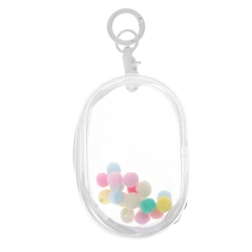 JOINPAYA Puppenausflugstasche Figuren-Präsentationstasche für Puppen Tragetasche PVC Puppen Aufbewahrung durchsichtige Schlüsselanhängertasche Schlüsselanhänger aus PVC-Beutel Metall Weiß JOINPAYA Puppenausflugstasche Figuren-Präsentationstasche für Puppen Tragetasche PVC Puppen Aufbewahrung durchsichtige Schlüsselanhängertasche Schlüsselanhänger aus PVC-Beutel Metall Weiß von JOINPAYA