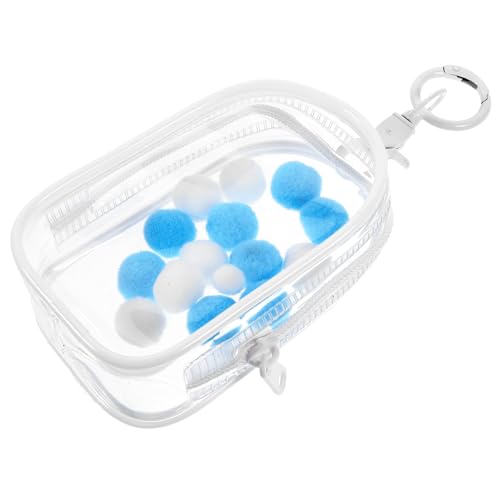 JOINPAYA Puppenausflugstasche Tragetasche für Puppen Tasche für Minifigur winzig klarer Organisator transparenter Beutel Träger Figurentaschen Figur Tasche kleine Puppentasche im Freien PVC von JOINPAYA