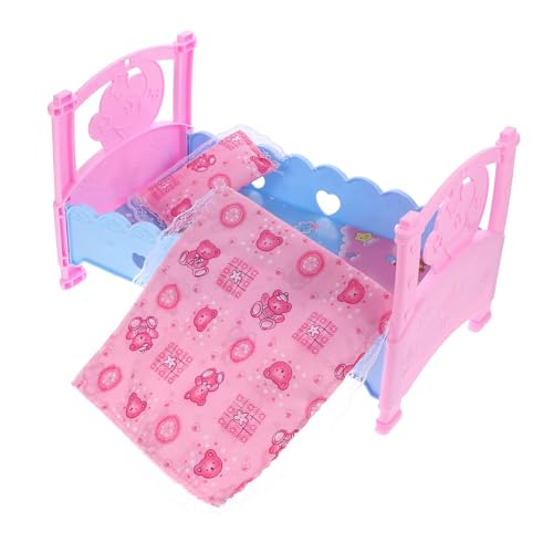 JOINPAYA Puppenbett Puppenhaus Zubehör für Babypuppen Dinosaurierspielzeug Puppenessen spielhaus Playhouse for Toys Babypuppen-Krippenmodell Hausspielzeug Plastik JOINPAYA Puppenbett Puppenhaus Zubehör für Babypuppen Dinosaurierspielzeug Puppenessen spielhaus Playhouse for Toys Babypuppen-Krippenmodell Hausspielzeug Plastik von JOINPAYA