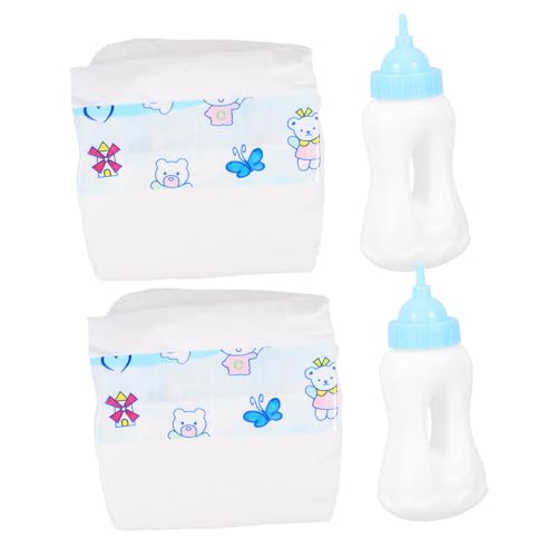 JOINPAYA Realistisches Mini-puppenflaschen-spielzeugset Mit 2 Flaschen Und 2 Windeln Für Kinder Rollenspiele 18-Zoll-puppenhauszubehör Fördert Die Vorstellungskraft Der Kinder JOINPAYA Realistisches Mini-puppenflaschen-spielzeugset Mit 2 Flaschen Und 2 Windeln Für Kinder Rollenspiele 18-Zoll-puppenhauszubehör Fördert Die Vorstellungskraft Der Kinder von JOINPAYA