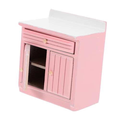 JOINPAYA Puppenhaus-Kochtisch deko für Schreibtisch Desk Decoration puppenhaus küchenmöbel puppenhauszubehör zubehör für puppenhaus Modell Küchentisch Miniaturschrank Mini Möbel Holz Rosa JOINPAYA Puppenhaus-Kochtisch deko für Schreibtisch Desk Decoration puppenhaus küchenmöbel puppenhauszubehör zubehör für puppenhaus Modell Küchentisch Miniaturschrank Mini Möbel Holz Rosa von JOINPAYA