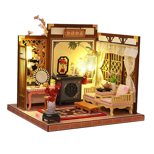 JOINPAYA Puppenhaus-Modell Bausätze Heimwerken Gebäude für kinderspielzeug Desk Decoration wohnungsdeko verschleißfestes Mini- Desktop-Miniaturhaus Metall usw. JOINPAYA Puppenhaus-Modell Bausätze Heimwerken Gebäude für kinderspielzeug Desk Decoration wohnungsdeko verschleißfestes Mini- Desktop-Miniaturhaus Metall usw. von JOINPAYA