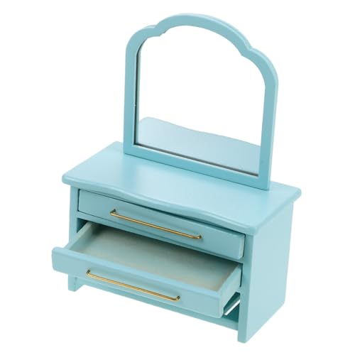 JOINPAYA Puppenhaus Möbel Blaues Finish Mit Schublade Für Schlafzimmer Und Badezimmer Szenen Dekoration JOINPAYA Puppenhaus Möbel Blaues Finish Mit Schublade Für Schlafzimmer Und Badezimmer Szenen Dekoration von JOINPAYA