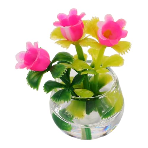 JOINPAYA Puppenhaus Simulation Topfpflanzenvase Puppenhaus Zubehör Miniatur Bonsai Kunstpflanzen Kleine Kunstpflanzen Für Den Innenbereich Kleines Puppenhaus Künstliche Topfblumen von JOINPAYA