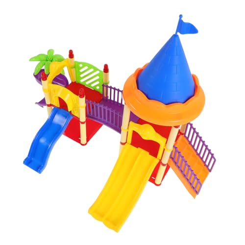 JOINPAYA Puppenhaus Zubehör Realistisches Rutschenspielzeug Modell für Kreatives für Kindergärten und Haushalte Detailgetreu und Vielseitig Einsetzbar von JOINPAYA